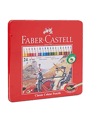 Faber-Castell Classic Colour Pencil Set, 24 Pieces, Multicolour