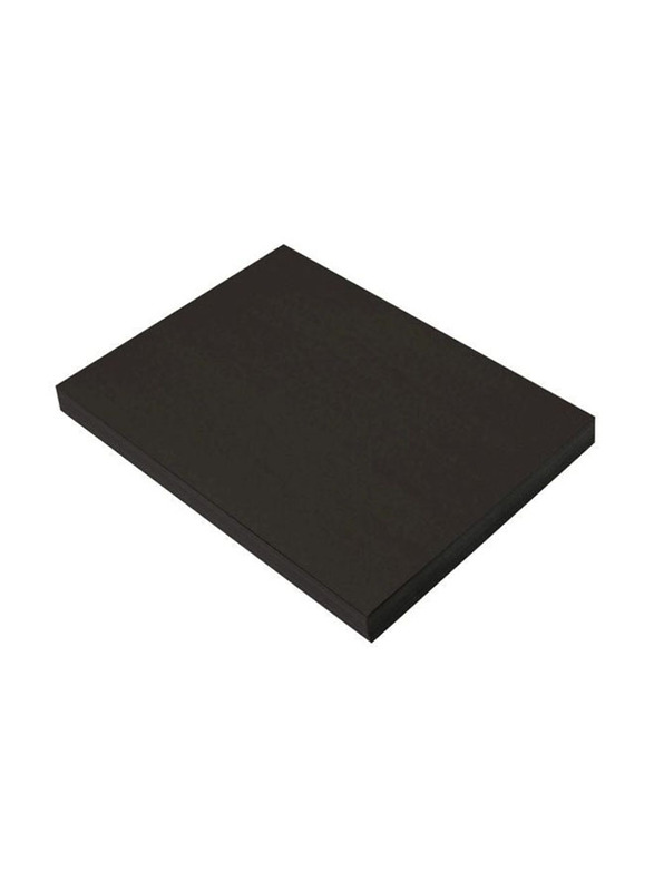 Funbo Double Sided Coloured Foam Board, 5 Pieces, Black