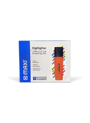 Maxi 10-Piece Super Fluorescent Premium Highlighter Set, Orange