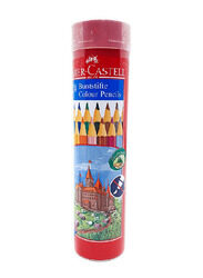 Faber-Castell Buntstifte Colour Pencils Set with Tin Box, 36 Pieces, Multicolour