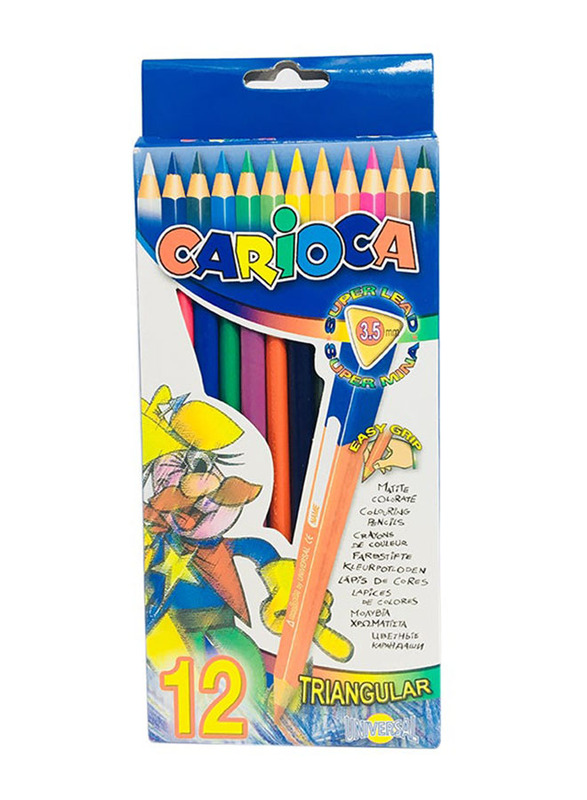 Carioca Colour Pencil Set, 12 Pieces, Multicolour