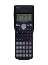 Casio Essential Scientific Calculator, Black/Blue
