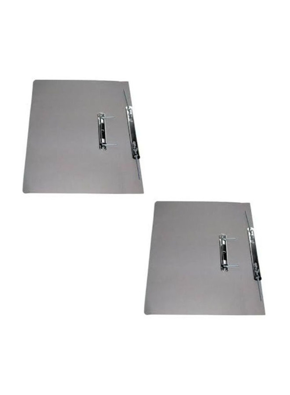 Spring File Folder A4 Documents Filing, 50 Pieces, Grey