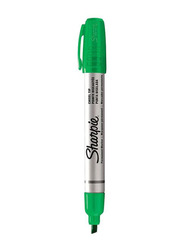 Sharpie Pro Metal Bullet Permanent Marker, Green/Silver