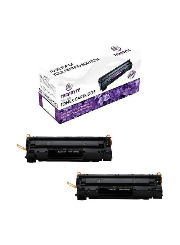 

N/a Terabyte 83A Black LaserJet Toner Cartridge Set, 2 Pieces