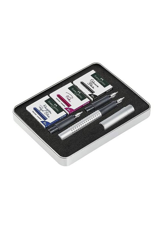 Faber-Castell 9-Piece Calligraphy Gift Set, Multicolour