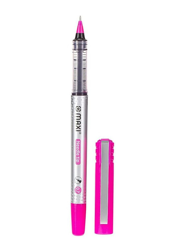 Maxi 12-Piece Roller Pen Set, 0.7mm, Pink