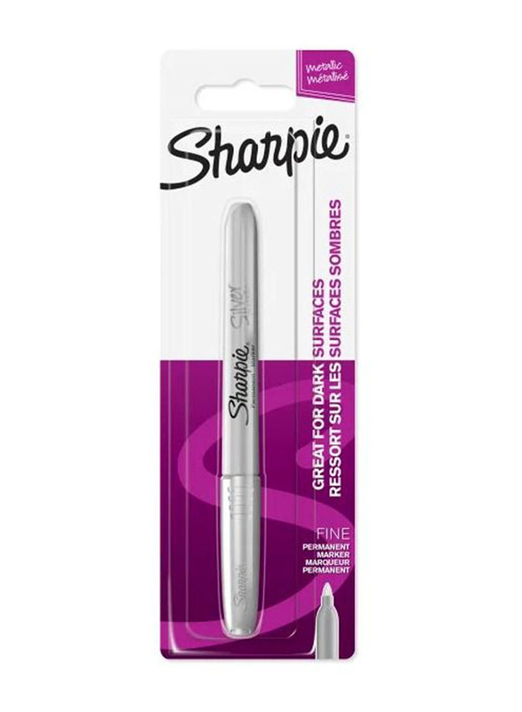 Sharpie 1-Piece Metallic Permanent Marker, Silver
