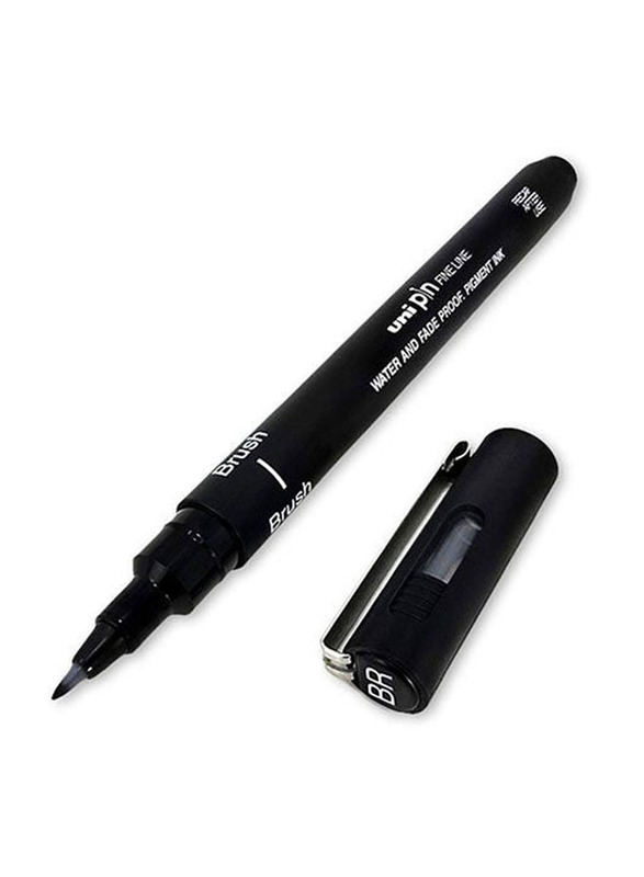 Uniball Fine Line Brush Pen, Black