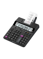 Casio 12-Digit Mini Printing Calculator, Black