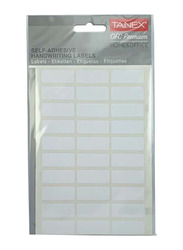Tanex Self-Adhesive Handwriting Labels, 300 Pieces, White