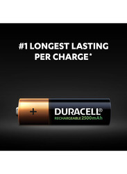Duracell Rechargeable AA Battery Set, 4 Pieces, Multicolour