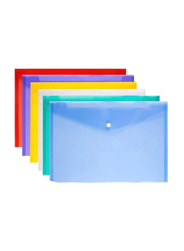 Atlas Thick Document Bag, 6 Pieces, Multicolour