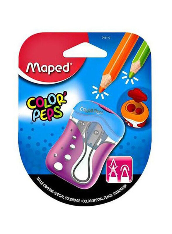 

Maped 2-Piece Double Hole Colour Peps Sharpener, Multicolour