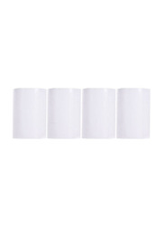 Thermal Receipt Paper Rolls, 4 Pieces, White