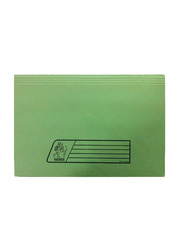 Premier Document Wallet File Folder Set, 100 Pieces, Green