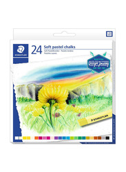 Staedtler Soft Pastel Chalk Set, 24 Pieces, Multicolour