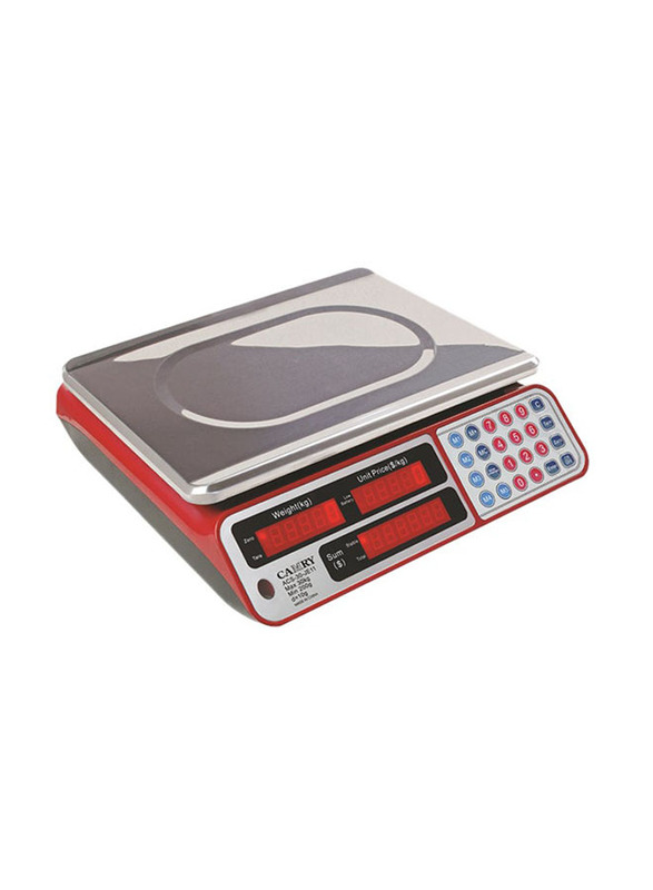 Camry Commercial Grocery Scale, Red