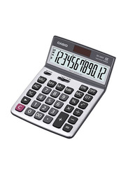 Casio 12-Digit Electronic Basic Calculator, DX-120ST-W-DP, Grey