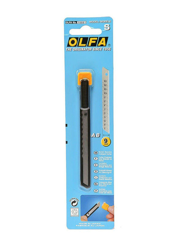 Olfa 9mm Compact Cutter, ACE-215674, Multicolour