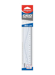 Maped Geometric Flat Ruler, Clear