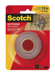 3M Scotch Outdoor Mounting Tape, Red