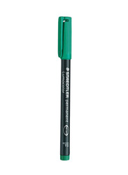 Staedtler 10-Piece Lumocolor Permanent Marker Pen Set, Green/Black/White