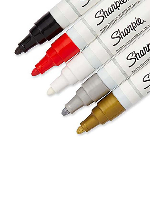 Sharpie 5-Piece Oil-Based Paint Markers, Multicolour