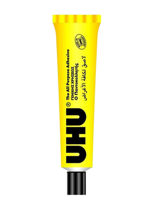 UHU All Purpose Adhesive, 60ml, 6 Pieces, Yellow