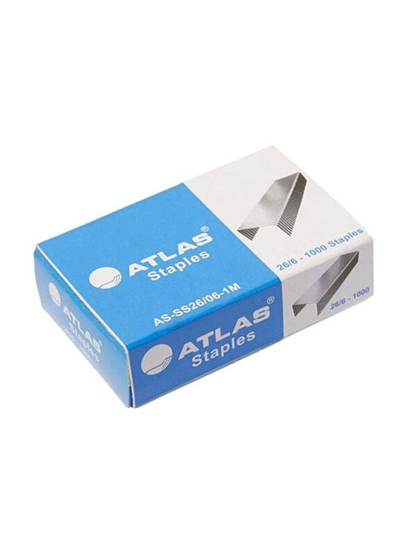 

Atlas Staples Pin Set, 1000 Pieces, Silver