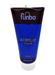 Funbo Acrylic Colour, 200ml, Ultramarine