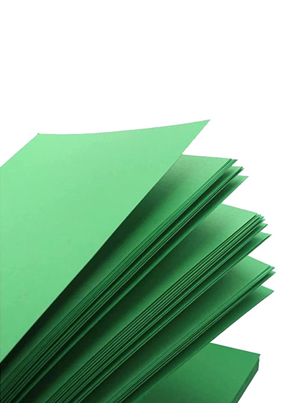 Terabyte Card Paper, 100 Sheets, 160 GSM, A6 Size, Green