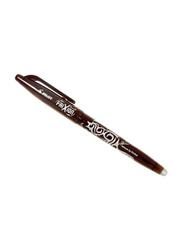 Pilot Frixion Erasable Pen, Brown/Silver