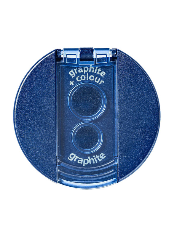 Staedtler 10-Piece Single Hole Tub Sharpener, Blue/Grey