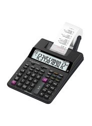Casio 12-Digit Print and Check Calculator, Black