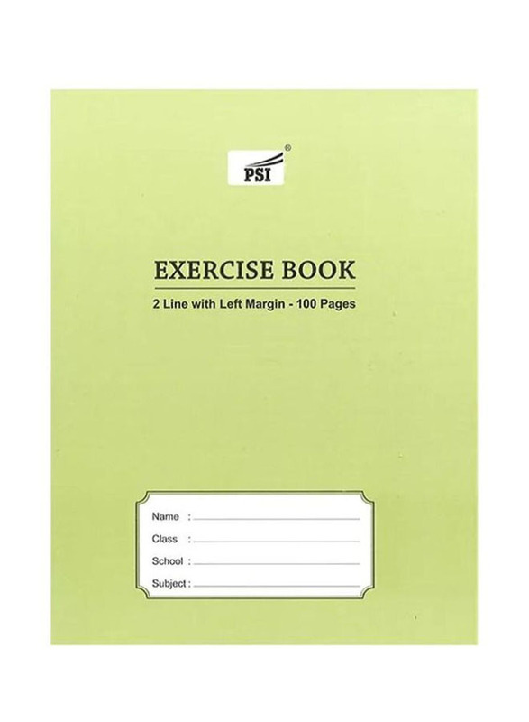 PSI Two Line Exercise Book, 100 Pages