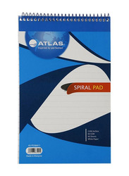 Atlas Spiral Bound Notepad, 60 Sheets, 60 GSM, Multicolour