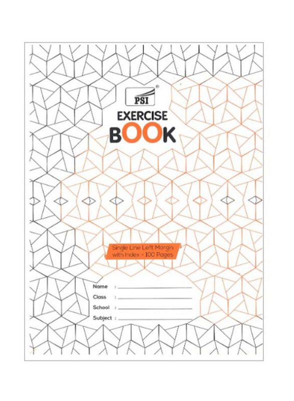 Psi Single Lined Exercise Book, 100 Pages