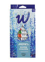 Maries Water Colour Set, 12 Pieces, Multicolour