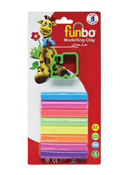 Funbo Modelling Clay Set, FO-C17, Multicolour