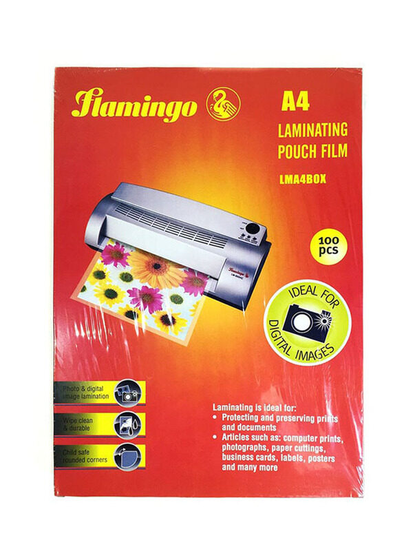 

Generic High Gloss Laminating Pouch Film, A4 Size, Clear