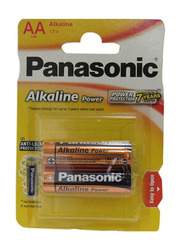 Panasonic LR6 AA Alkaline Power Battery, 10 Pieces, Black/Gold