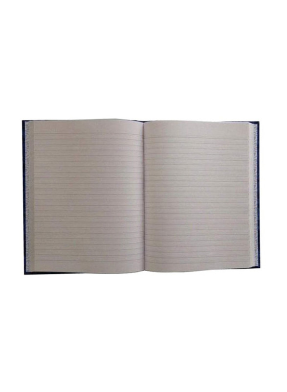 Deluxe Ruled Manuscript/Register Book, 192 Sheets, 4 Quire Size, Blue/White