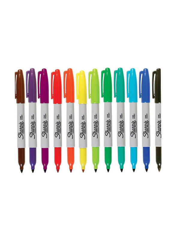 Sharpie 12-Piece Permanent Marker Set, Multicolour