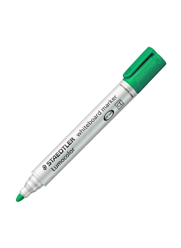Staedtler Lumocolor Whiteboard Marker Pen, White/Green