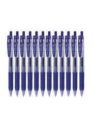 Zebra 12-Piece Sarasa Clip Gel-Ink Pen Set, Blue