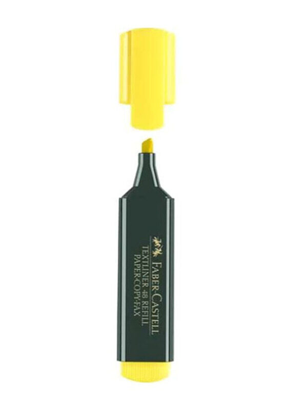 Faber-Castell Textliner 48 Highlighter Refill, Yellow