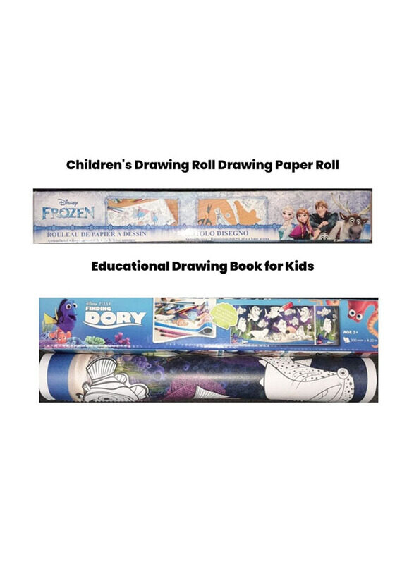 

Generic Frozen Children's Drawing Roll DIY Painting Drawing Paper Roll, Ages 3+