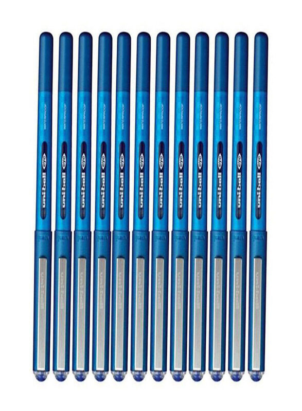 

Uniball 12-Piece Liquid Ink Eye Fine Rollerball Pen Set, Blue