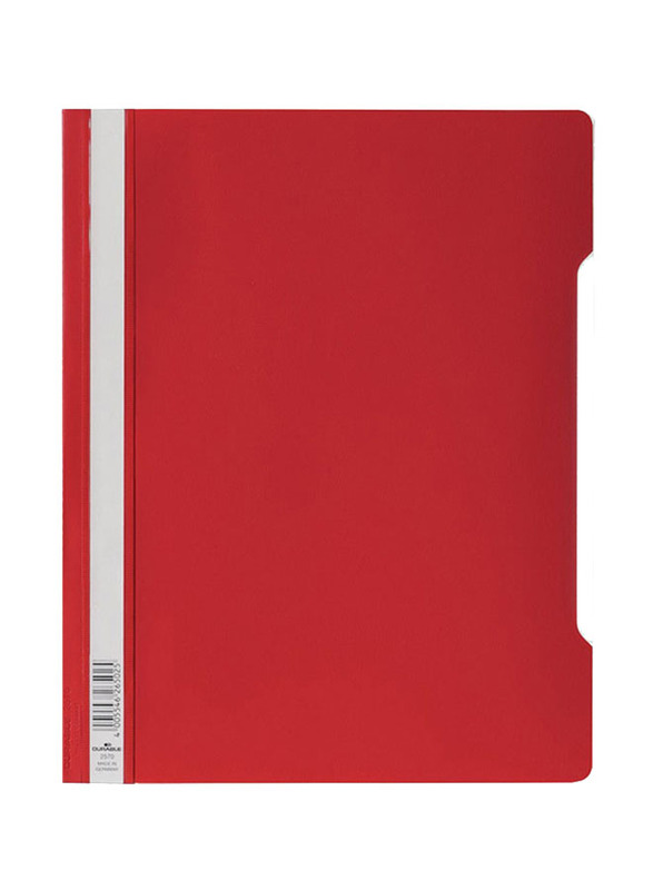 Durable File Folder Set, 50 Pieces, Red